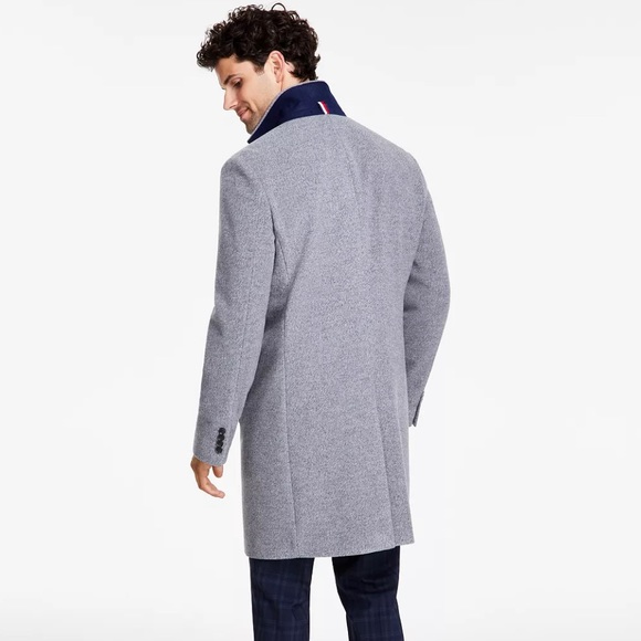 Tommy Hilfiger Trim Fit Overcoat - Picture 3 of 12
